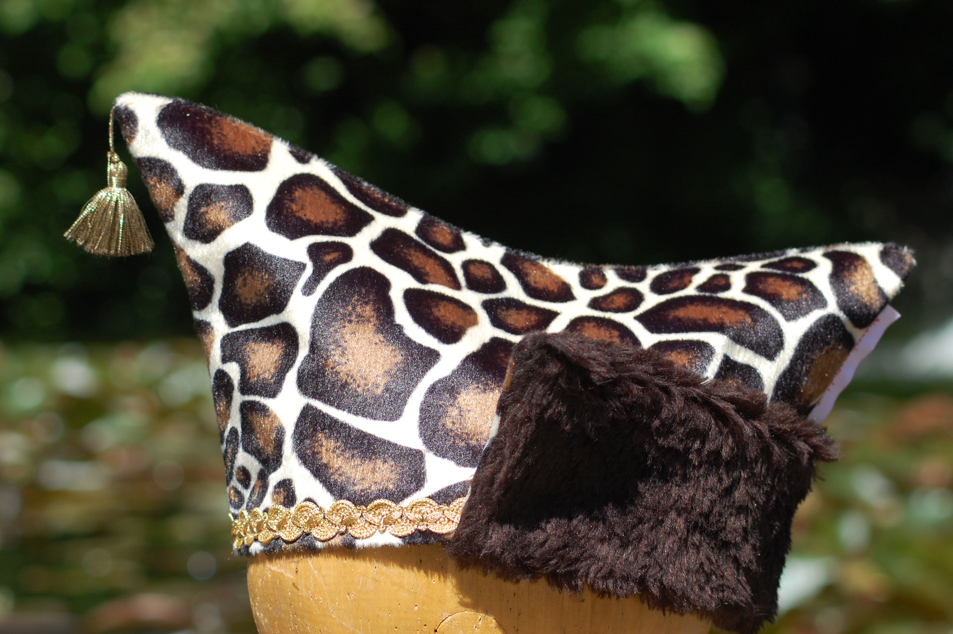 Susanne Wade narrenkappen deluxe Modell Giraffe mit flaps/